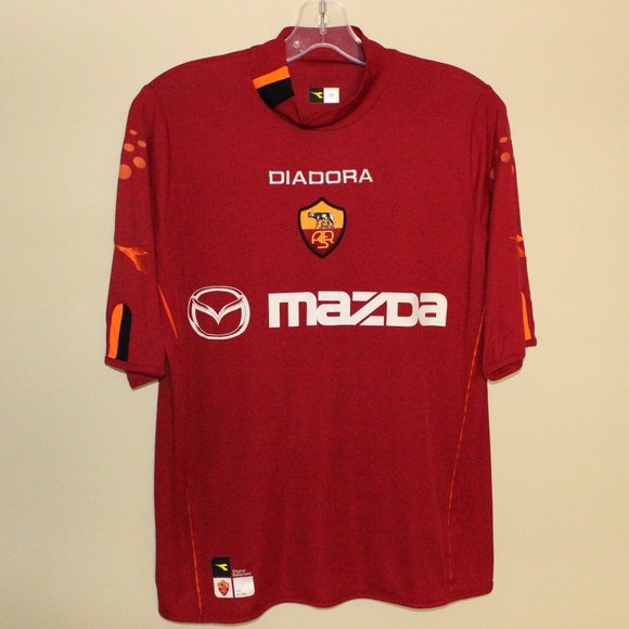Kappa | Shirts | Mint As Roma 20304 Home Football Shirt Diadora M